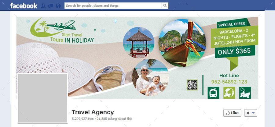 description for travel agency facebook page